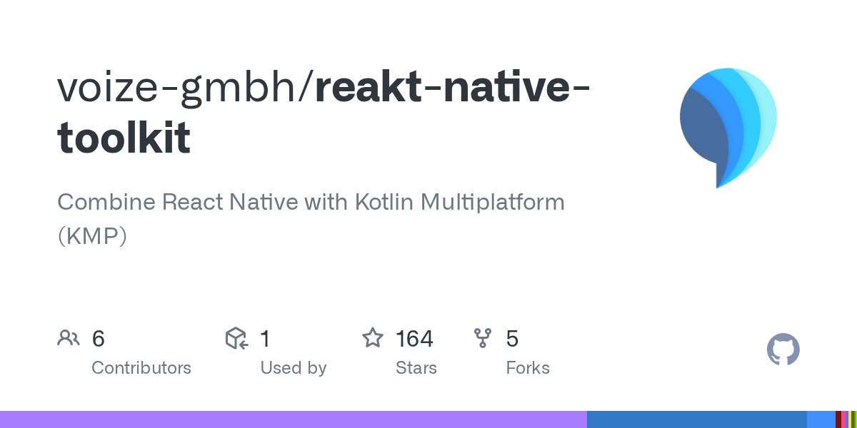 GitHub voizegmbh/reaktnativetoolkit Combine React Native with