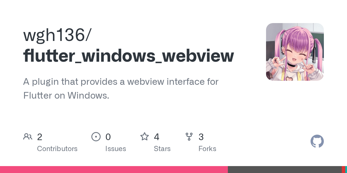 GitHub wgh136/flutter_windows_webview A plugin that provides a