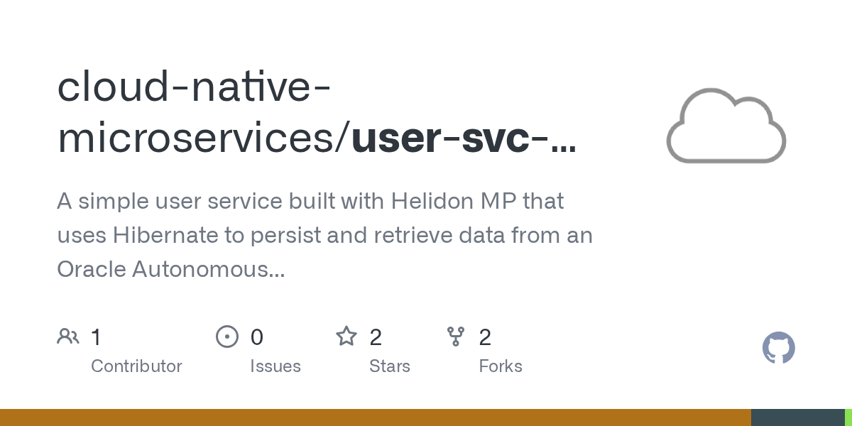 GitHub cloudnativemicroservices/usersvchelidonhibnernate A