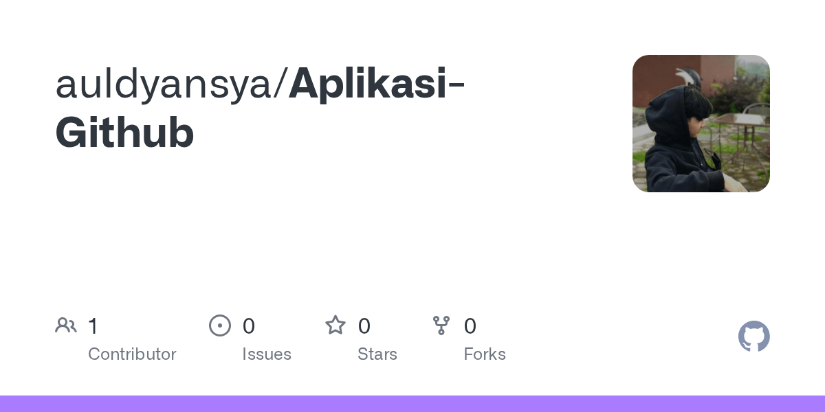 GitHub auldyansya/AplikasiGithub