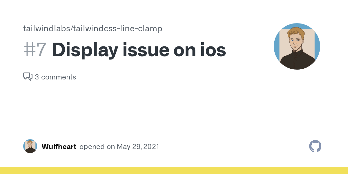 Display issue on ios · Issue 7 · tailwindlabs/tailwindcsslineclamp