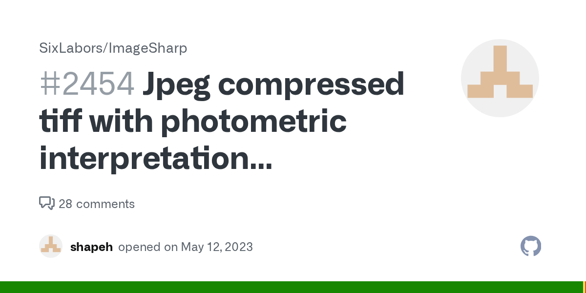 Jpeg compressed tiff with photometric interpretation Separated is not