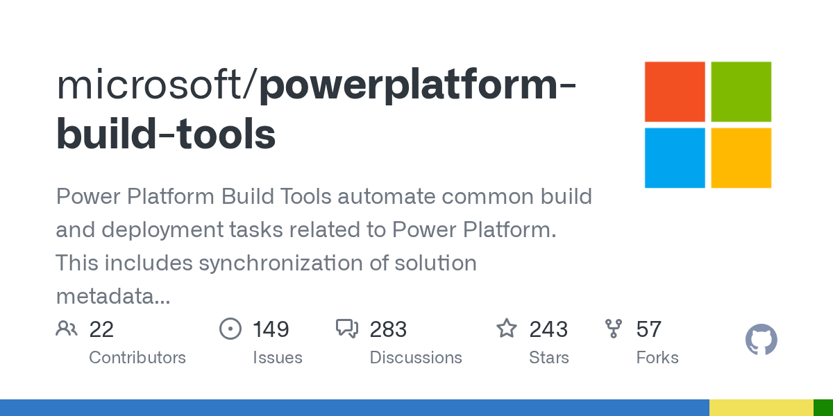 Releases · microsoft/powerplatformbuildtools · GitHub