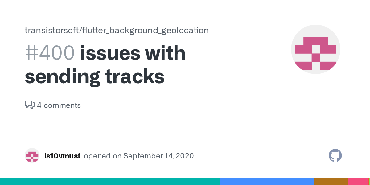issues with sending tracks · Issue 400 · transistorsoft/flutter
