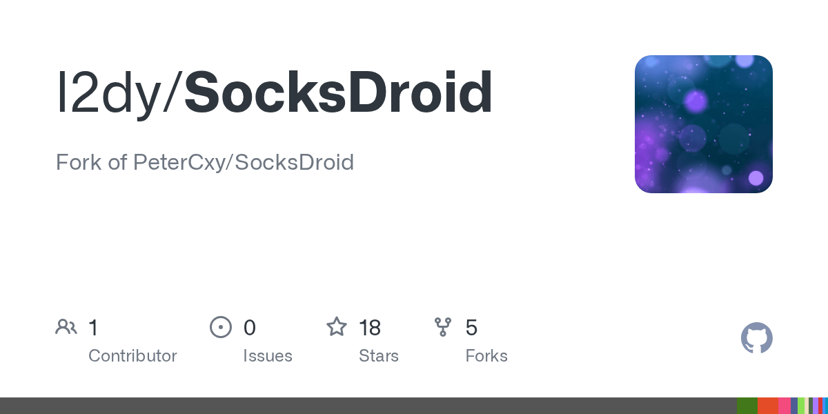 GitHub l2dy/SocksDroid Fork of PeterCxy/SocksDroid