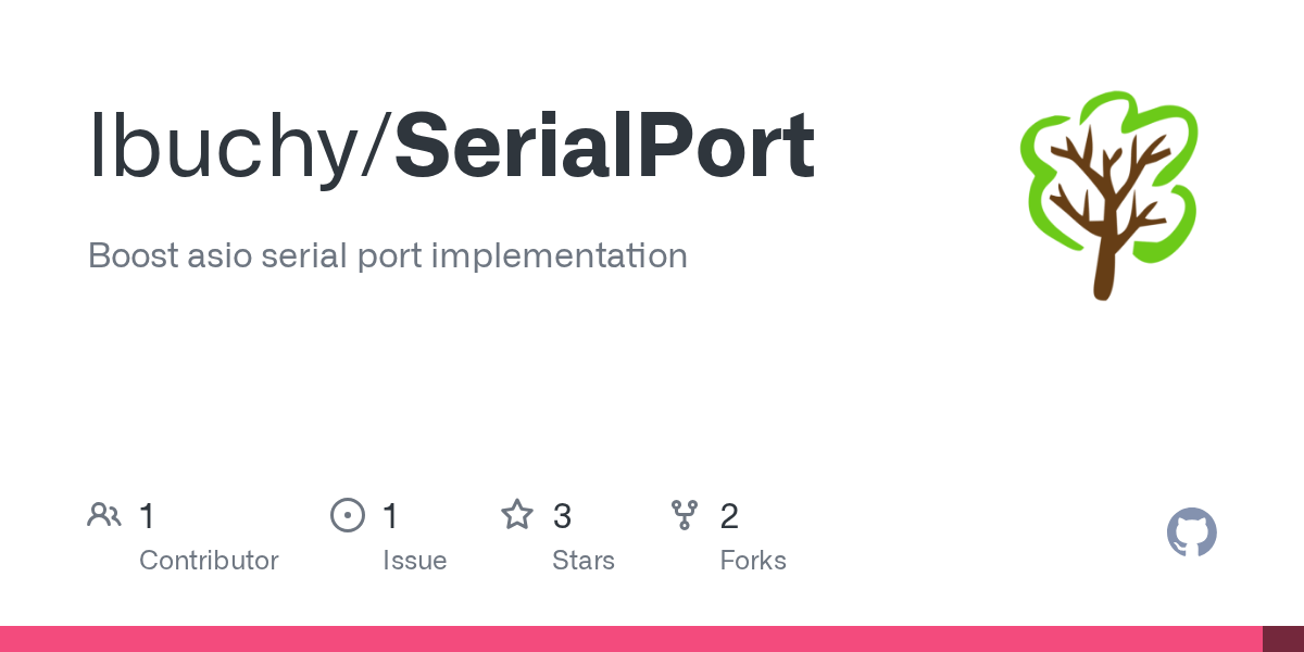 GitHub lbuchy/SerialPort Boost asio serial port implementation