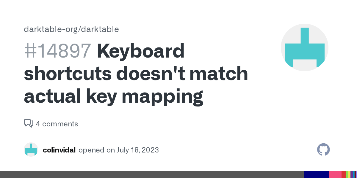 Keyboard shortcuts doesn't match actual key mapping · Issue 14897