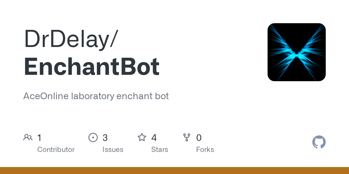 GitHub DrDelay/EnchantBot laboratory enchant bot