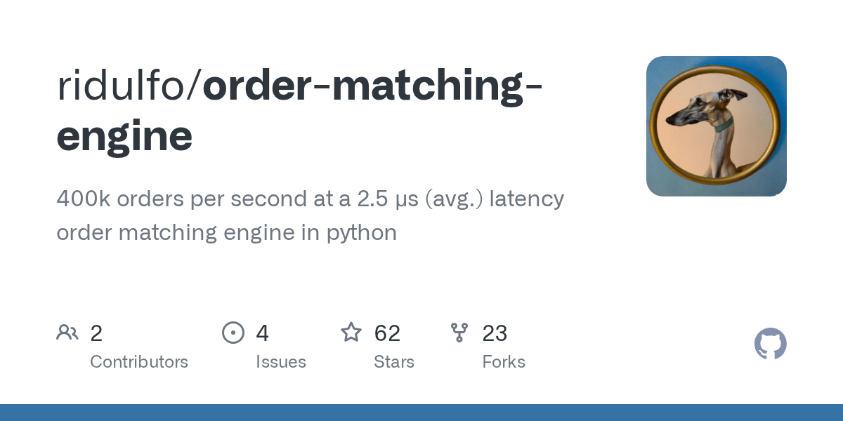 OrderMatchingEngine/Orderbook.py at master · nicoloridulfo/OrderMatchingEngine · GitHub