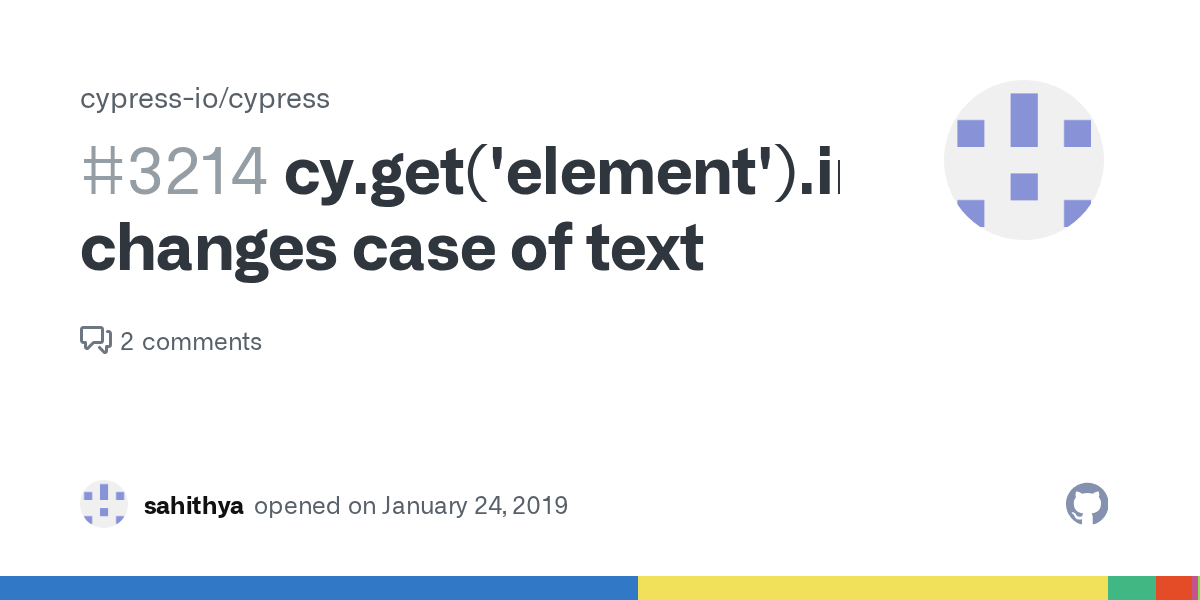 cy.get('element').invoke('text') changes case of text · Issue 3214