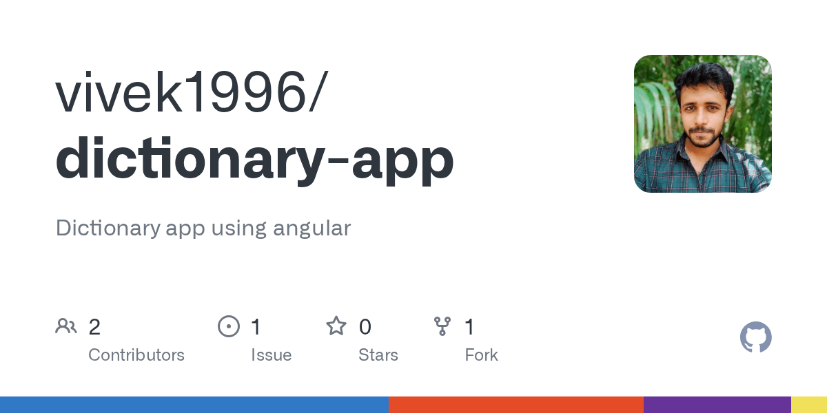 GitHub vivek1996/dictionaryapp Dictionary app using angular