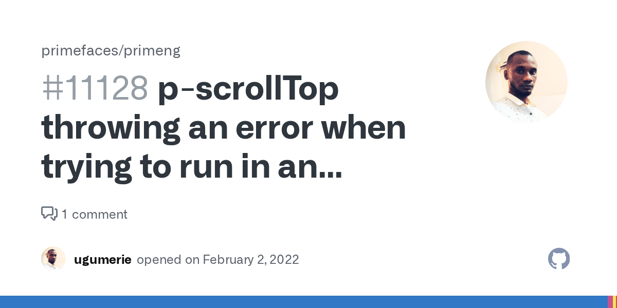 pscrollTop throwing an error when trying to run in an Angular