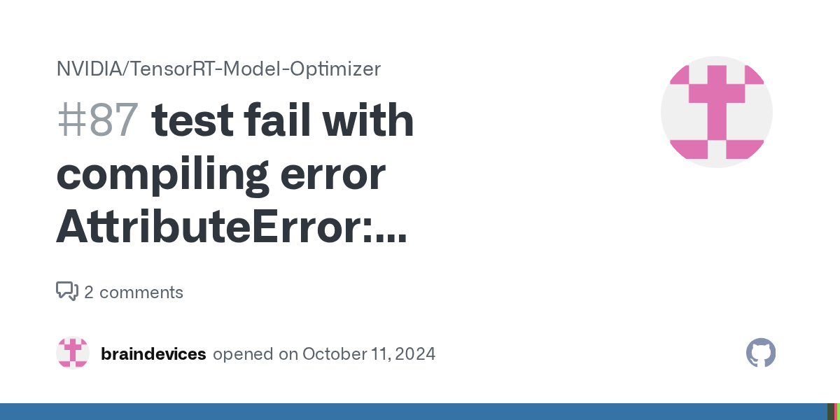 test fail with compiling error AttributeError _ARRAY_API not found