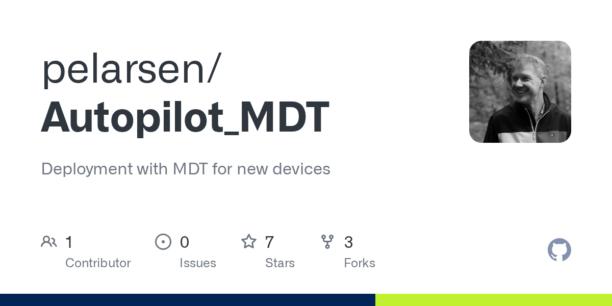 Autopilot_MDT/CustomSettings_Autopilot.ini at master · pelarsen