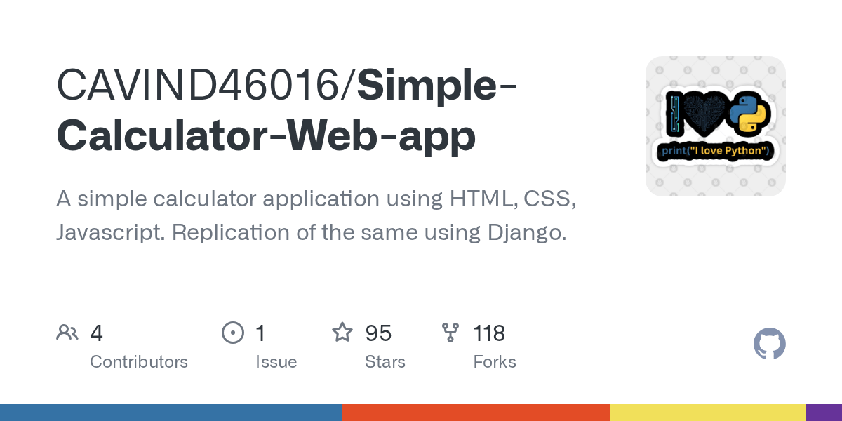 GitHub CAVIND46016/SimpleCalculatorWebapp A simple