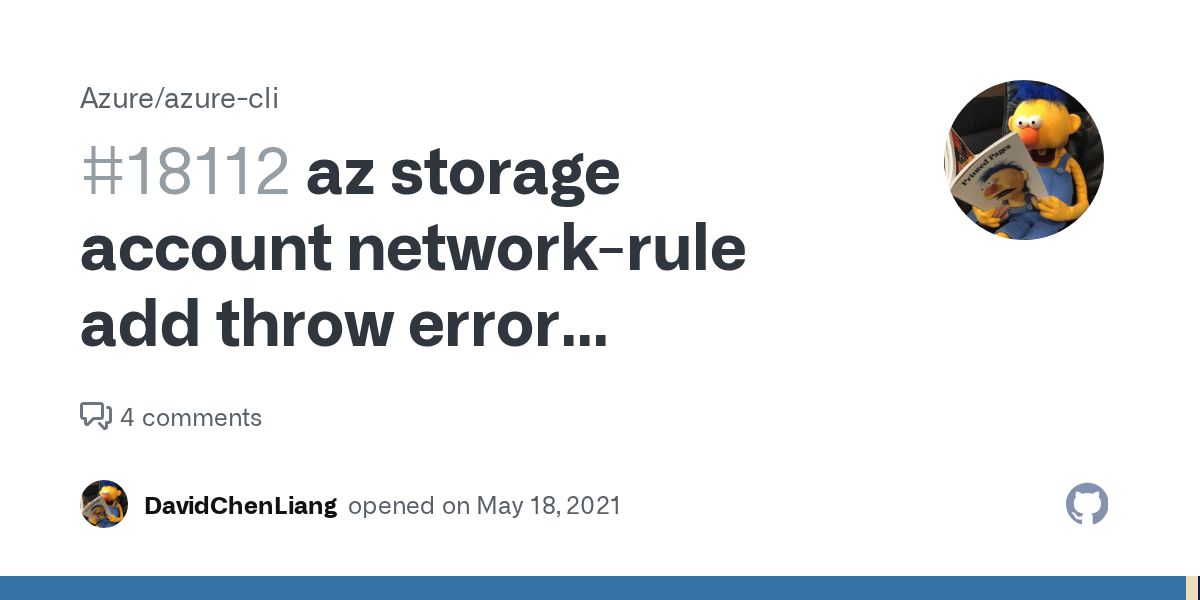 az storage account networkrule add throw error message azure.core