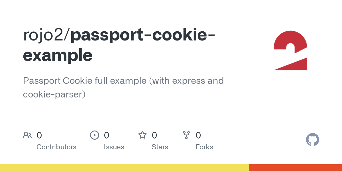 GitHub rojo2/passportcookieexample Passport Cookie full example (with express and cookie