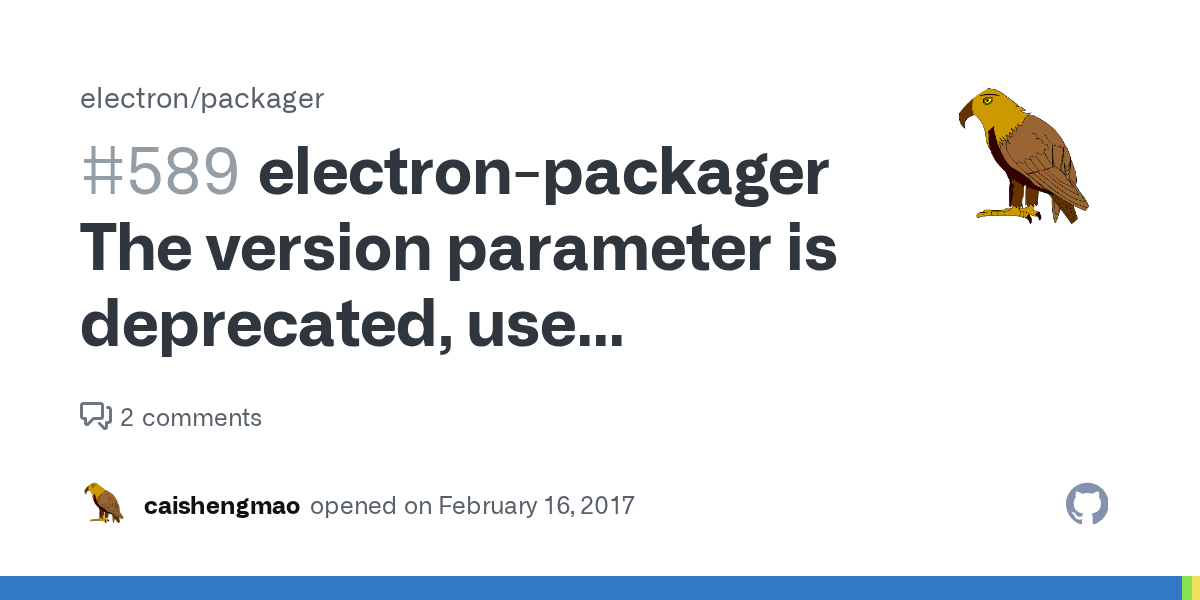 Unable To Determine Electron Version. Please Specify An