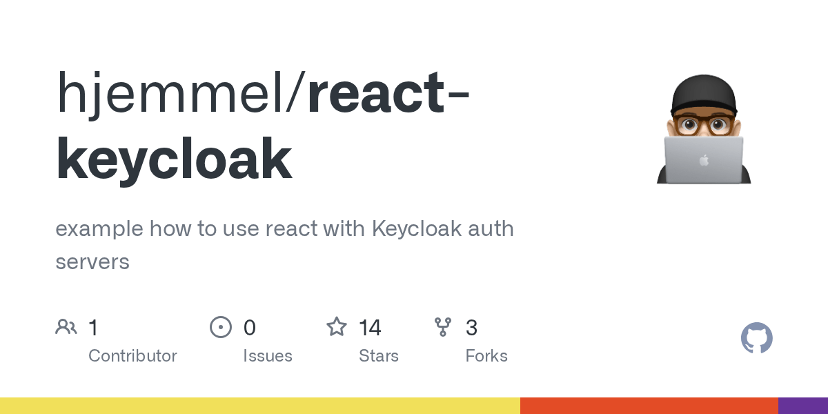 GitHub hjemmel/reactkeycloak example how to use react with Keycloak