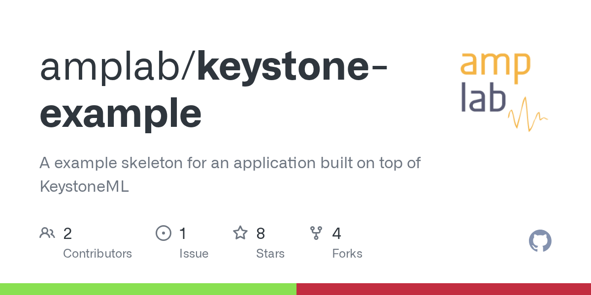 GitHub amplab/keystoneexample A example skeleton for an application
