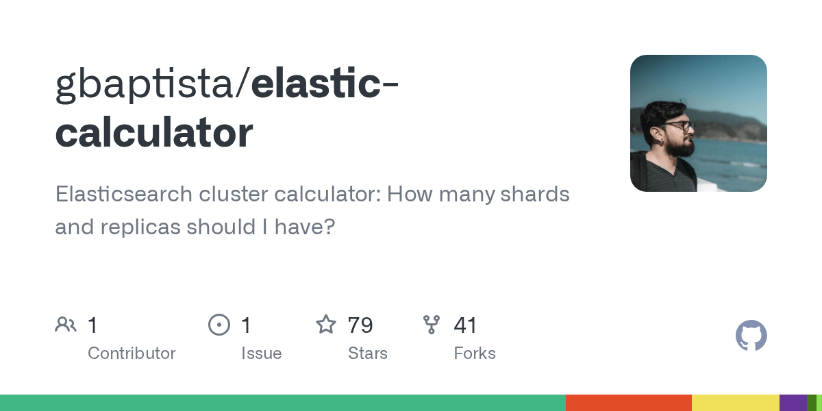 GitHub gbaptista/elasticcalculator Elasticsearch cluster calculator How many shards and