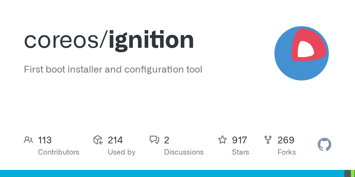 GitHub coreos/ignition First boot installer and configuration tool
