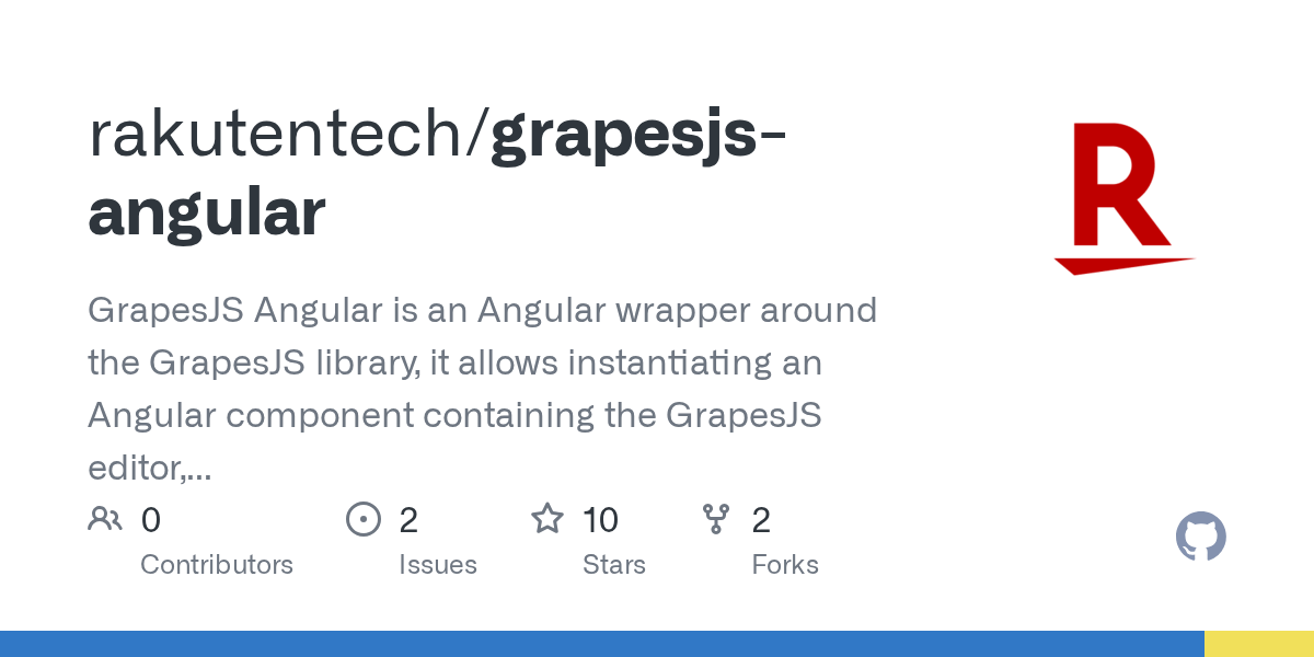 GitHub rakutentech/grapesjsangular GrapesJS Angular is an Angular