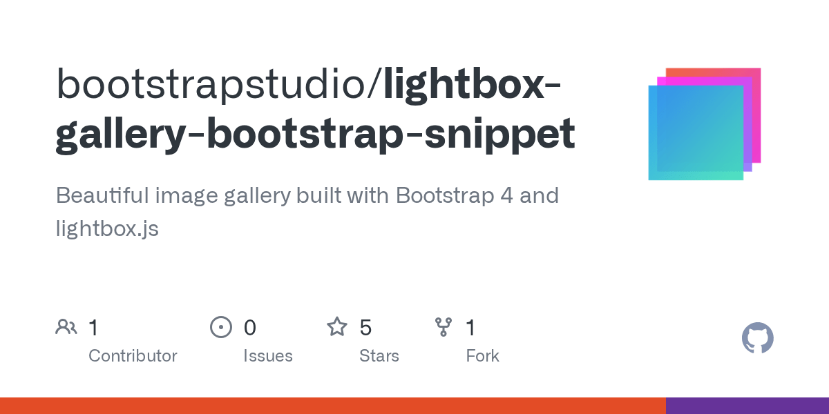 GitHub bootstrapstudio/lightboxgallerybootstrapsnippet Beautiful