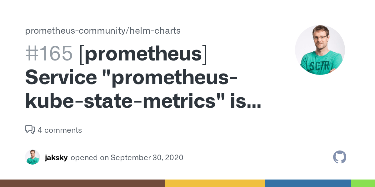 [prometheus] Service "prometheuskubestatemetrics" is invalid spec