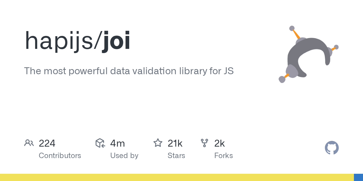 joi/API.md at master · hapijs/joi · GitHub