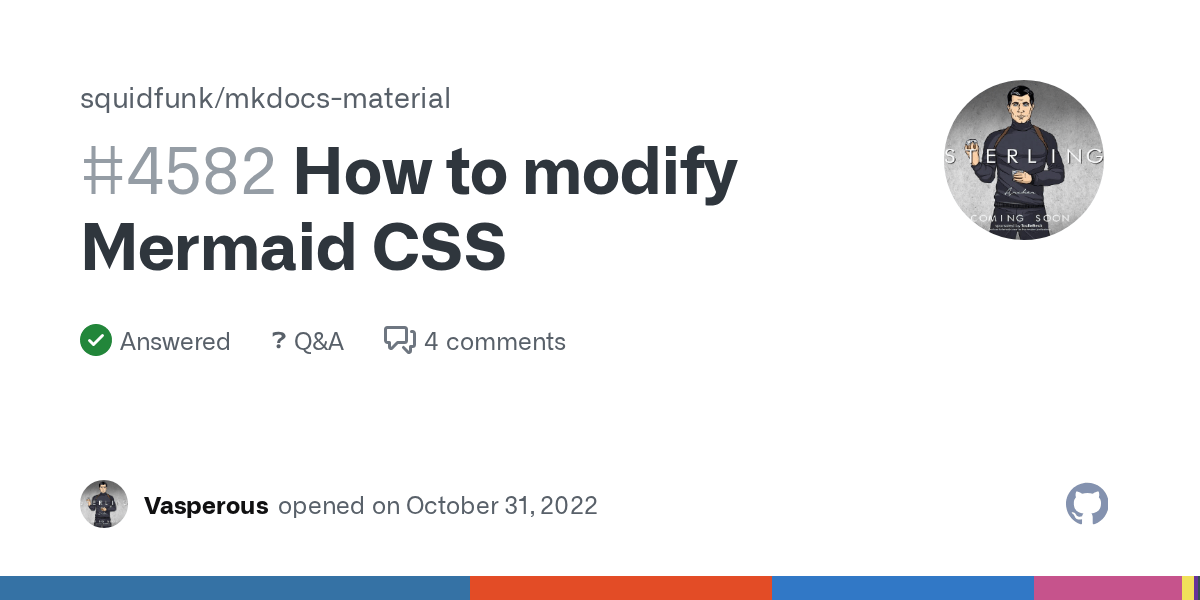 How to modify Mermaid CSS · squidfunk mkdocsmaterial · Discussion