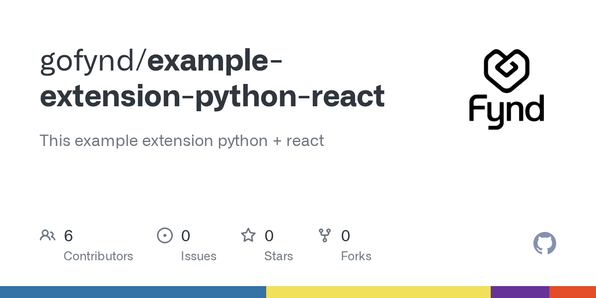GitHub gofynd/exampleextensionpythonreact This example extension