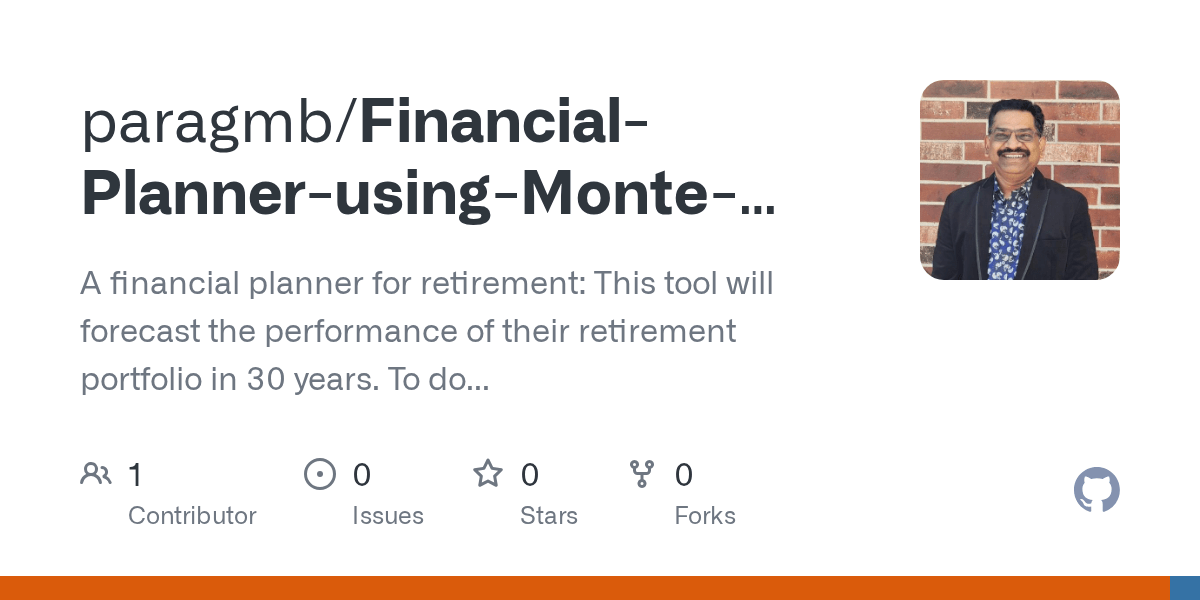 GitHub paragmb/FinancialPlannerusingMonteCarloSimulations A financial planner for