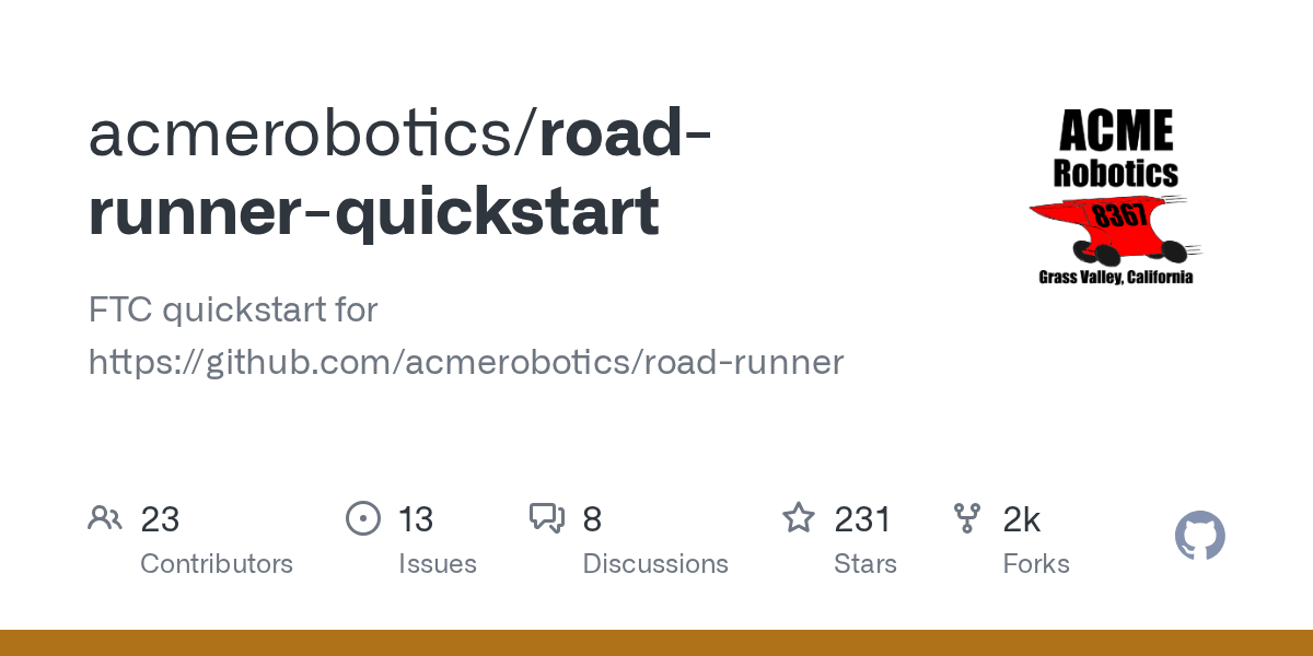 roadrunnerquickstart/TeamCode/build.gradle at master · acmerobotics