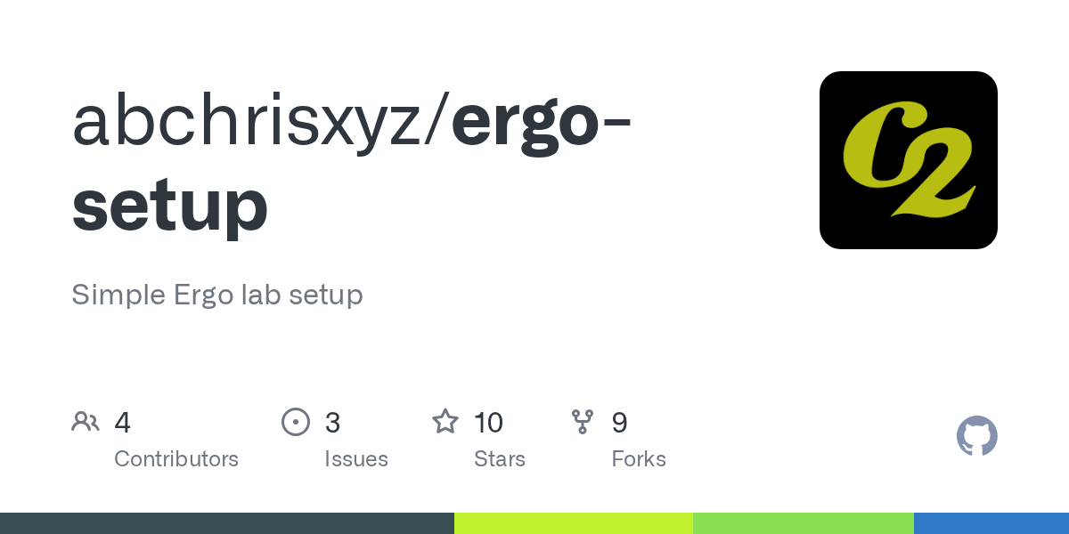GitHub - abchrisxyz/ergo-setup: Simple Ergo lab setup
