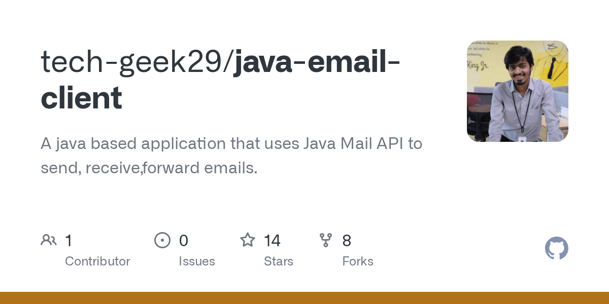 GitHub techgeek29/javaemailclient A java based application that
