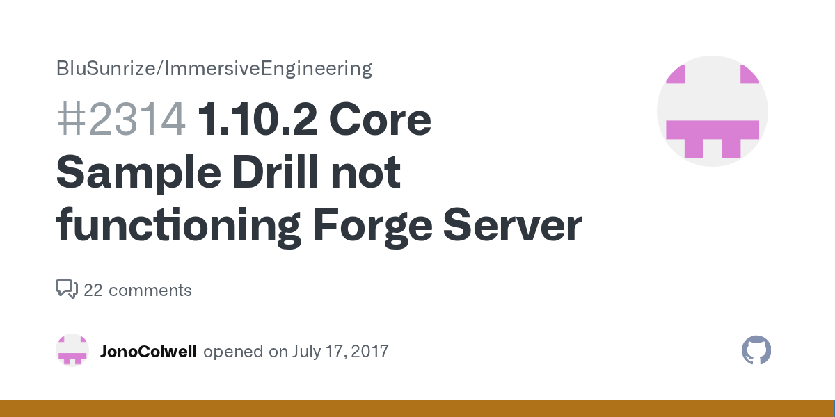 1.10.2 Core Sample Drill not functioning Server · Issue 2314 · BluSunrize