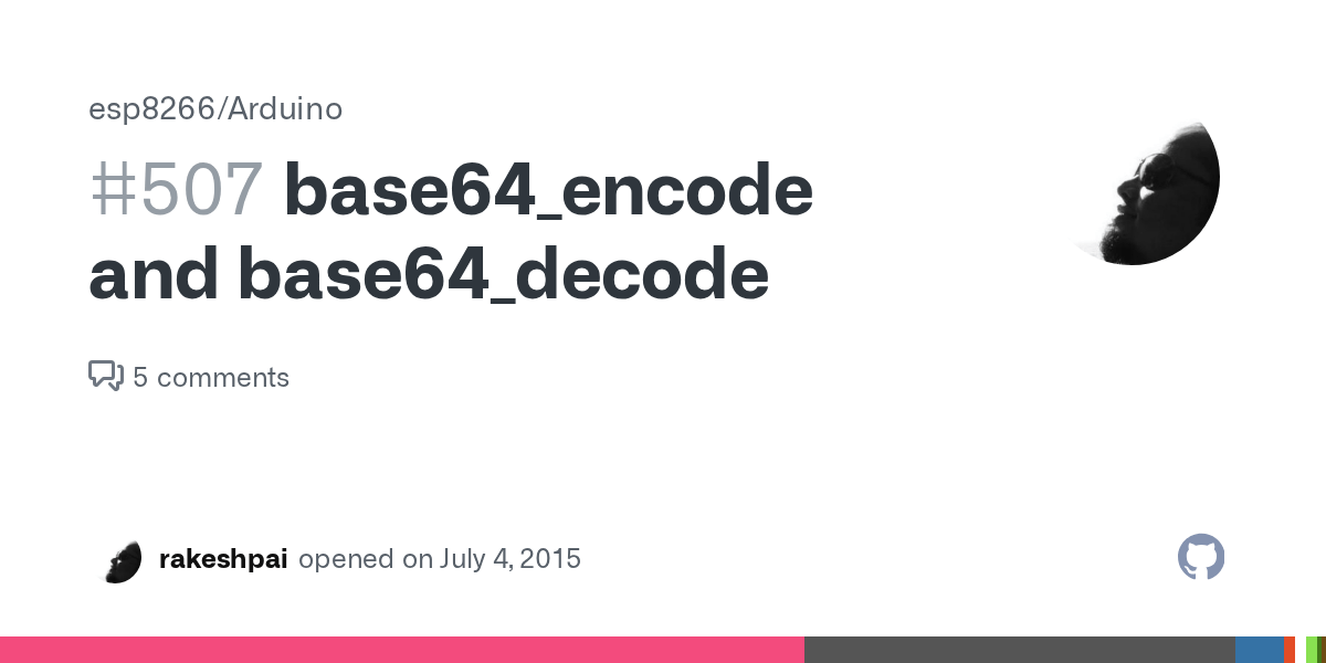 base64_encode and base64_decode · Issue 507 · esp8266/Arduino · GitHub