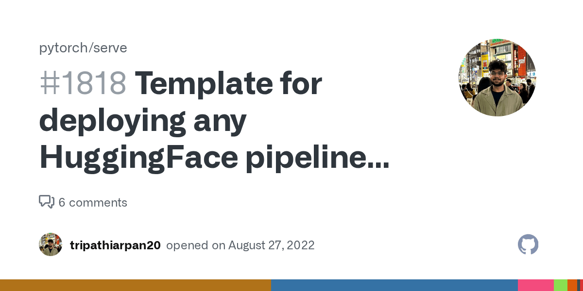 Template for deploying any HuggingFace pipeline for supported tasks