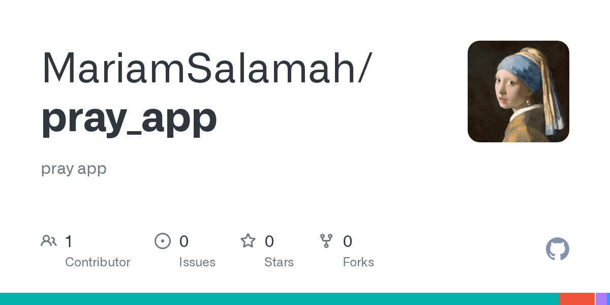GitHub MariamSalamah/pray_app pray app