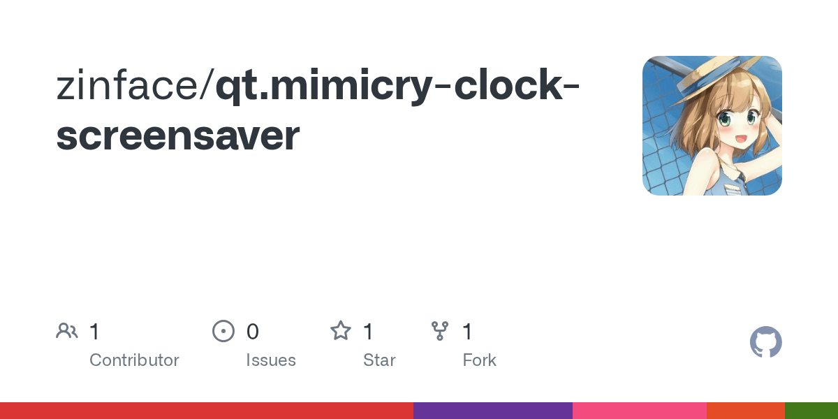 GitHub zinface/qt.mimicryclockscreensaver