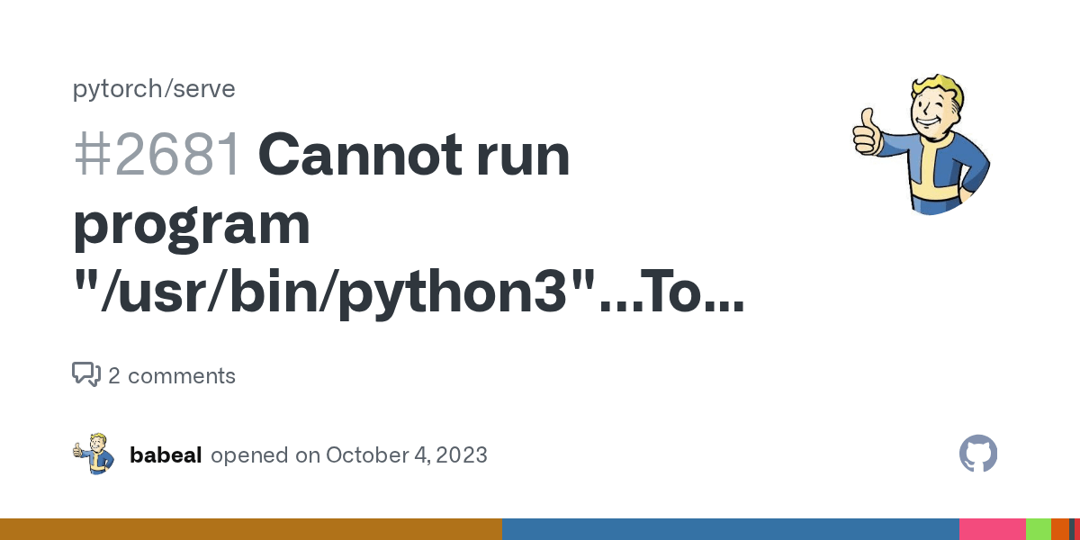 Cannot run program "/usr/bin/python3"...Too many levels of symbolic