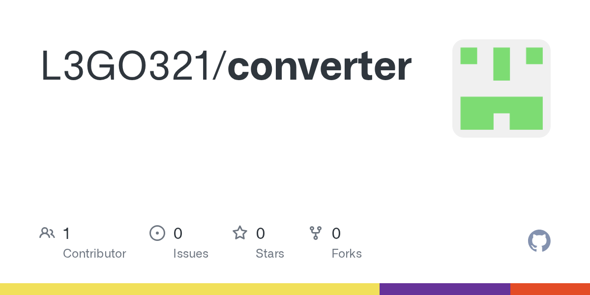 GitHub L3GO321/converter