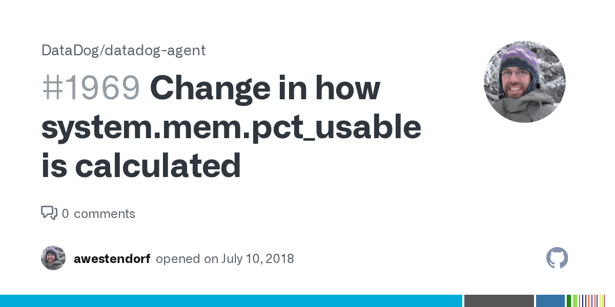 Change in how system.mem.pct_usable is calculated · Issue 1969