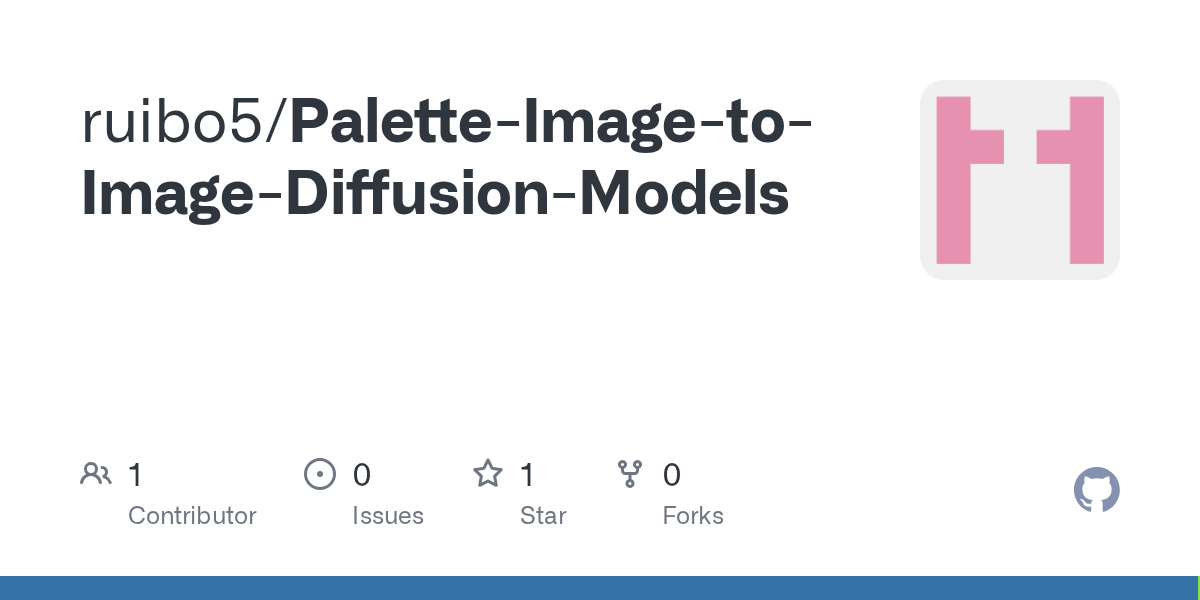 GitHub ruibo5/PaletteImagetoImageDiffusionModels