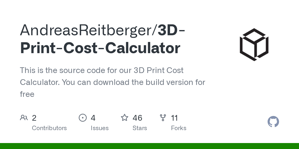 3DPrintCostCalculator/README.md at master · AndreasReitberger/3D