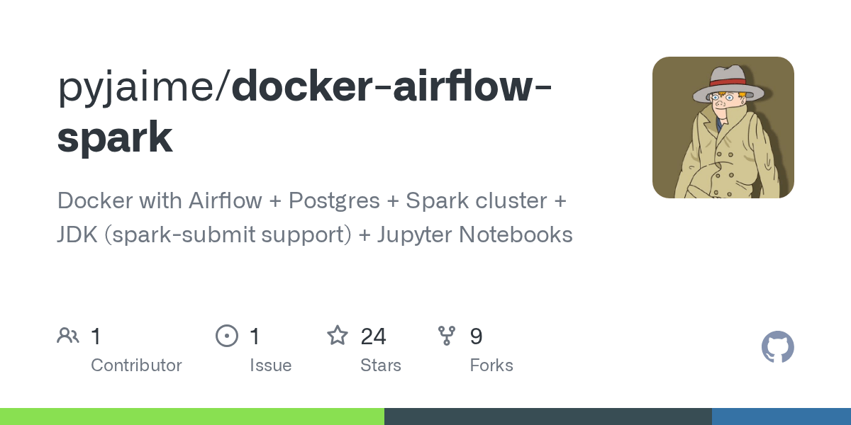 GitHub pyjaime/dockerairflowspark Docker with Airflow + Postgres