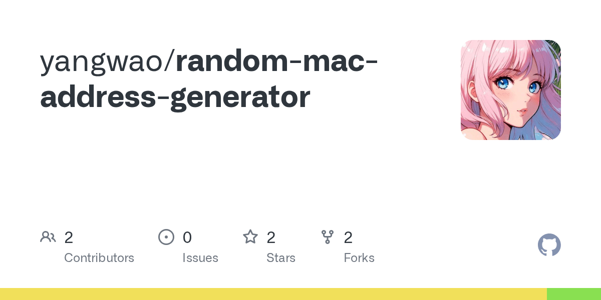 randommacaddressgenerator/ouimac.txt at master · yangwao/randommac