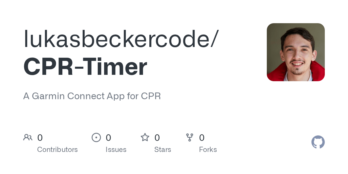GitHub - lukasbeckercode/CPR-Timer: A Garmin Connect App for CPR