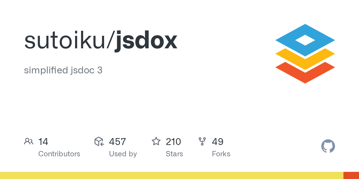 GitHub sutoiku/jsdox simplified jsdoc 3